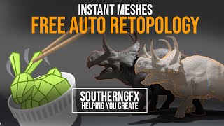 Instant meshes  Free retopology solution [upl. by Llerol]