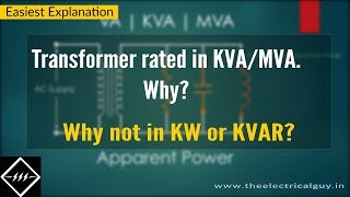 Transformer rated in KVAMVA Why Explained  TheElectricalGuy [upl. by Kalman]