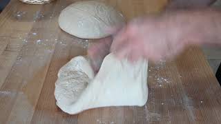 Easiest way to shape a boule round for bread [upl. by Janicki]