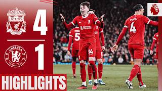 Brilliant Reds Score Four Liverpool 41 Chelsea  HIGHLIGHTS [upl. by Ardnuhsal]