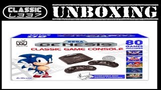 Sega Genesis Classic Game Console UNBOXING [upl. by Quigley]