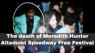 6th December 1969 Meredith Hunter killed at the Altamont Free Festival [upl. by Mishaan]