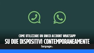 Utilizzare WhatsApp su due dispositivi contermporaneamente [upl. by Legra497]