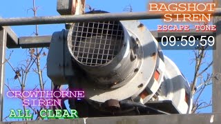 Your favourite BROADMOOR SIRENS in action  Extreme closeup views [upl. by Toni]