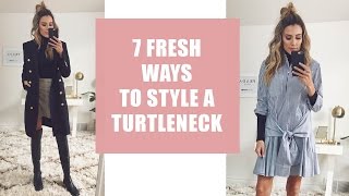 7 Fresh Ways to Style A Turtleneck [upl. by Call298]