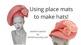 Hats made with place mats [upl. by Haimes791]