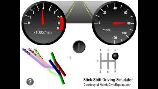 Free Stick Shift Driving Simulator Online [upl. by Anaj]