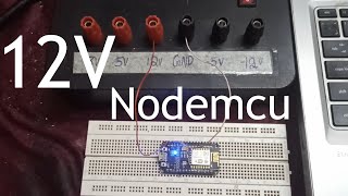 Powering Nodemcu with 12V DC supply [upl. by Nivlem]