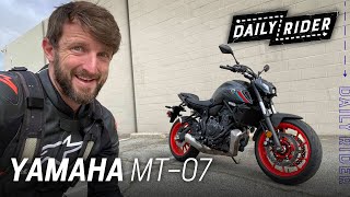 2021 Yamaha MT07 Review  Daily Rider [upl. by Nesto]