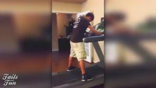 Treadmill Fail Compilation  Ultimate Fail Compilation 2016 [upl. by Arlo]