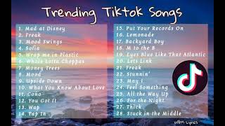 Tiktok Hits  Trending Tiktok Songs  WBM Lyrics [upl. by Diehl]