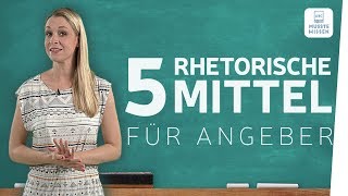 Rhetorische Stilmittel einfach erklärt I musstewissen Deutsch [upl. by Lenra762]