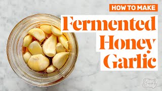 How to Make Fermented Honey Garlic [upl. by Morna]