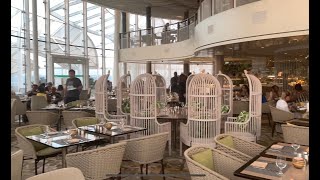 Solarium Bistro Dinner onboard Symphony of the Seas [upl. by Linker748]