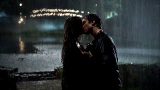 TVD 6x7  Damon and Elenas rain kiss quotPromise this is foreverquot  Delena Scenes HD [upl. by Aiepoissac981]