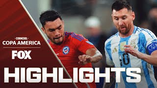 Chile vs Argentina Highlights  2024 Copa América [upl. by Eivi]