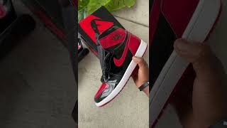 Air Jordan 1 Patent Bred Better Than I Thought [upl. by Nwonknu9]