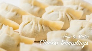 How to Make Chinese Dumplings recipe 饺子 [upl. by Finella]