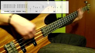 Red Hot Chili Peppers  Snow Hey Oh Bass Cover Play Along Tabs In Video [upl. by Dlared]