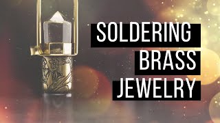 Soldering Brass Jewelry  Bead and Bones [upl. by Katherine]