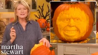 How to Carve Incredible Pumpkin Faces  Martha Stewart [upl. by Idoux]