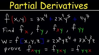 Partial Derivatives  Multivariable Calculus [upl. by Julissa885]