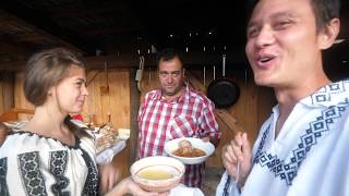 Unseen TRANSYLVANIA VILLAGE FOOD  Best LAMB Stew in Romania [upl. by Dnumde449]