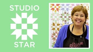 Make a Studio Star Quilt with Jenny Doan of Missouri Star Video Tutorial [upl. by Nollat]