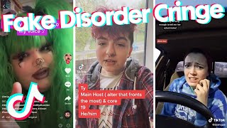 Fake Disorder Cringe  TikTok Compilation 18 [upl. by Dlonyer]