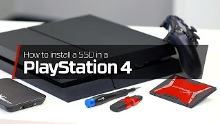 How to upgrade the PS4 with a SSD  HyperX [upl. by Manella]