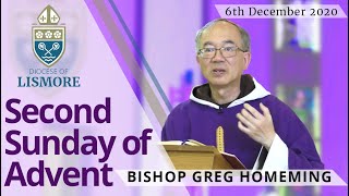 Sunday Catholic Mass Today 2nd Sunday in Advent 06 Dec 20 Bishop Greg Homeming Lismore Australia [upl. by Warren]