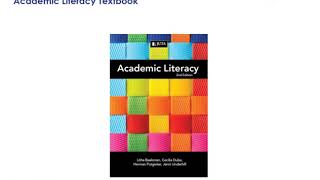 Academic Literacy Introduction [upl. by Dleifniw39]