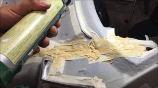 how to seam seal a car or truck DIY chevelle a body GM [upl. by Ideih576]