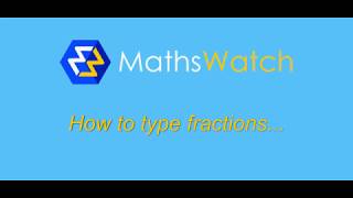 How to Type Fractions [upl. by Esilegna754]