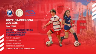 USYF Barcelona 2425 Day 1 – USYF vs Industrias Sta ColomaAE Bellsport [upl. by Bubalo]