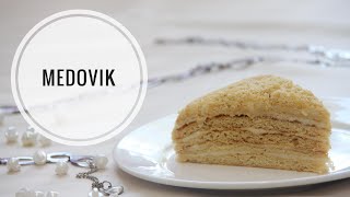 Medovik  Russian Honey Cake Recipe  Торт Медовик [upl. by Rudwik797]