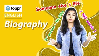 Biography Writing  Writing  Class 7 English  CBSENCERT [upl. by Ofilia]