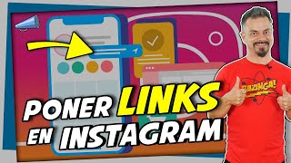 📲 4 formas de poner un Link o Enlace en Instagram  Tutorial en ESPAÑOL [upl. by Otcefrep]