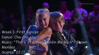 Hudson West  All Dancing with the Stars Juniors Performances [upl. by Ludewig]