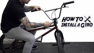 HOW TO INSTALL A BMX GYRO BRAKE SYSTEM [upl. by Oidualc]