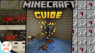 EASY SPIDER SPAWNER XP FARM  The Minecraft Guide  Tutorial Lets Play Ep 69 [upl. by Htedirem277]