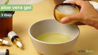 How to Mix Aloe Vera Gel with Oils [upl. by Boaten]