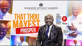 Apostle Suleman LIVE🔥THAT THOU MAYEST PROSPER  WWN Day2 December Edition  4th Dec 2023 [upl. by Bergen]