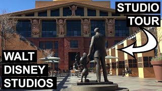 INSIDE Walt Disney Studios in Burbank CA  TOUR [upl. by Suirrad]