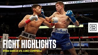 HIGHLIGHTS  Ryan Garcia vs Luke Campbell [upl. by Schaaff554]