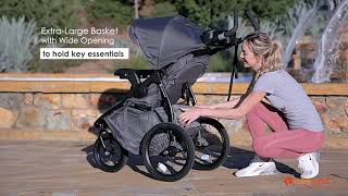 Baby Trend Expedition Race Tec PLUS Jogger Stroller [upl. by Imeka]