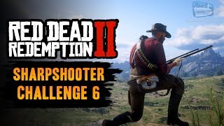 Red Dead Redemption 2 Sharpshooter Challenge 6 Guide  Kill someone 660 feet away with a rifle [upl. by Kelci195]