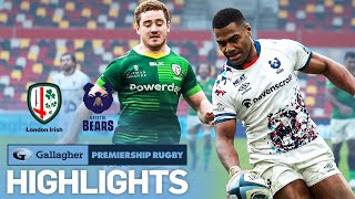 London Irish v Bristol Bears  HIGHLIGHTS  Dramatic End to Incredible Game  Gallagher Premiership [upl. by Haimehen366]