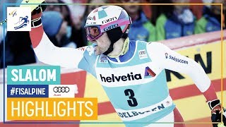 Mens Slalom  Adelboden  Highlights  FIS Alpine [upl. by Emerej]