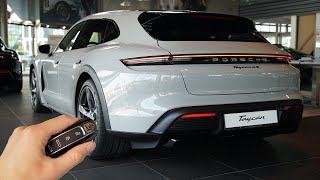 2022 Porsche Taycan Cross Turismo 490hp  Visual Review [upl. by Teuton839]